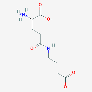 molecular formula C9H15N2O5- B1265041 4-(L-γ-谷氨酰胺基)丁酸 