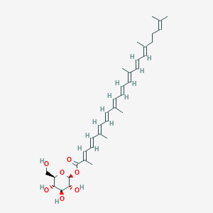 molecular formula C36H50O7 B1265051 Glycosyl-4,4'-diaponeurosporenoate 