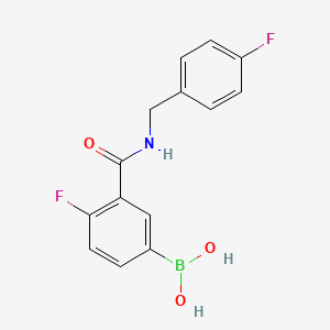 4-Fluoro-3-(4-fluorobenzylcarbamoyl)benzeneboronic acid