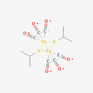 Iron, hexacarbonylbis(mu-2-propanethiolato)di-, (Fe-Fe)-