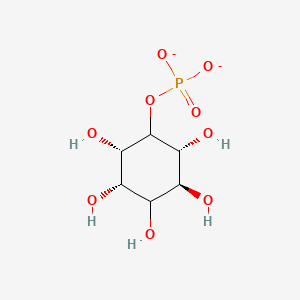 molecular formula C6H11O9P-2 B1265061 1D-肌醇 4-磷酸(2-) 