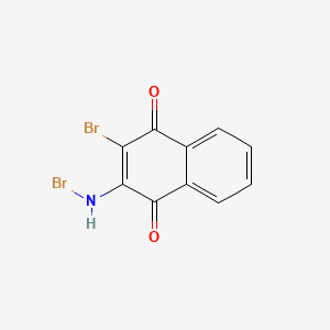 1,4-Naphthalenedione, 2-bromo-3-(bromoamino)-