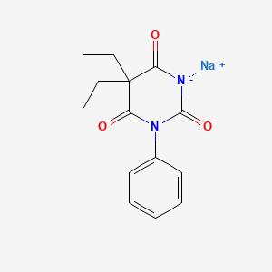 Sodium 5,5-diethyl-1-phenylbarbiturate