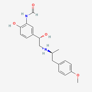 molecular formula C19H25N2O4+ B1265069 (S,S)-福莫特罗（1+） 