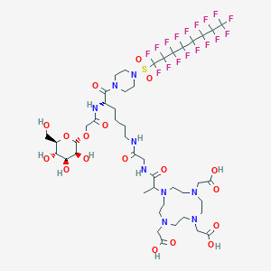 molecular formula C45H64F17N9O18S B1265076 Gadofluorine M 