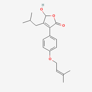 molecular formula C19H24O4 B1265082 Antrocinnamomin D CAS No. 1030612-07-7