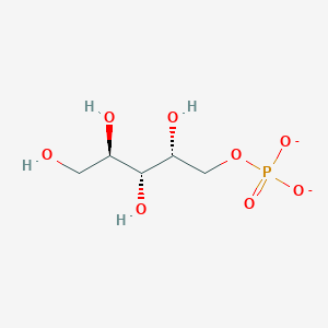 D-arabinitol 1-phosphate(2-)