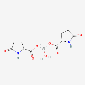 Hydroxybis(5-oxo-DL-prolinato-N1,O2)aluminium