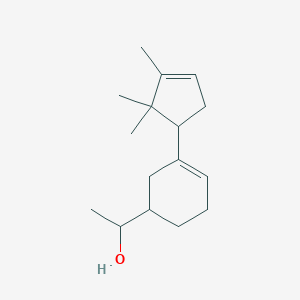 molecular formula C16H26O B1265110 1-[3-(2,2,3-三甲基环戊-3-烯基)环己-3-烯基]乙醇 