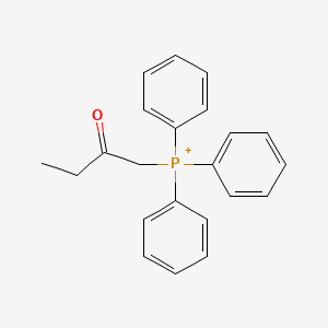 molecular formula C22H22OP+ B12651222 1-(Triphenylphosphoranyl)-2-butanone CAS No. 62942-49-8