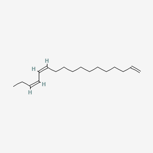 molecular formula C17H30 B12651279 (12Z,14Z)-heptadeca-1,12,14-triene CAS No. 99345-86-5