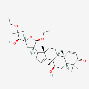 molecular formula C34H54O6 B1265133 Protoxylocarpin C 