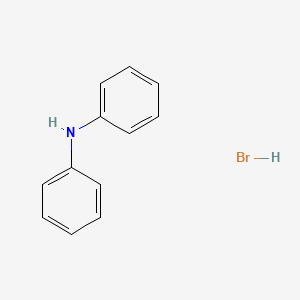 molecular formula C12H12BrN B12651432 Diphenylammonium bromide CAS No. 30910-47-5