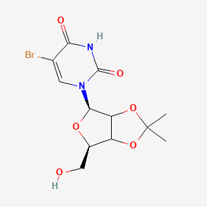 molecular formula C12H15BrN2O6 B12651462 5-Bromo-2',3'-O-isopropylideneuridine CAS No. 54503-61-6