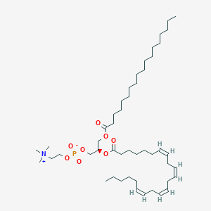 molecular formula C48H88NO8P B1265147 1-十八烷酰-2-(7Z,10Z,13Z,16Z-二十二四烯酰)-sn-甘油-3-磷酸胆碱 CAS No. 137254-39-8