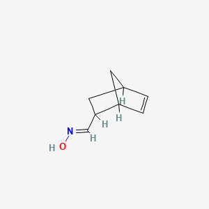 molecular formula C8H11NO B12651539 Bicyclo(2.2.1)hept-5-ene-2-carbaldehyde oxime CAS No. 90086-80-9