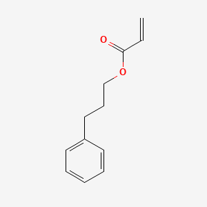 molecular formula C12H14O2 B12651545 3-Phenylpropyl acrylate CAS No. 85909-41-7