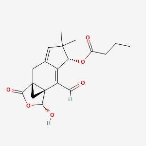 molecular formula C19H22O6 B1265160 Sterelactone A 