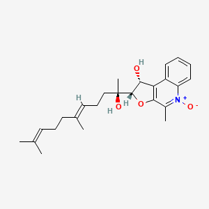 molecular formula C25H33NO4 B1265162 Aurachin P 