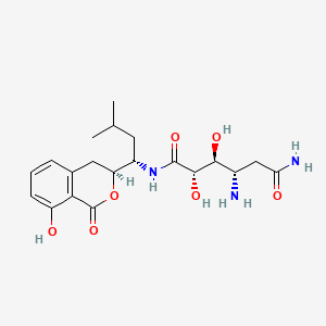 molecular formula C20H29N3O7 B1265168 Amicoumacin A CAS No. 56592-30-4