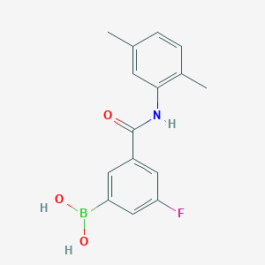 3-(2,5-Dimethylphenylcarbamoyl)-5-fluorobenzeneboronic acid