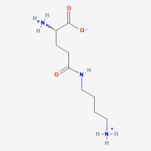 molecular formula C9H20N3O3+ B1265172 gamma-L-glutamylputrescinium(1+) 