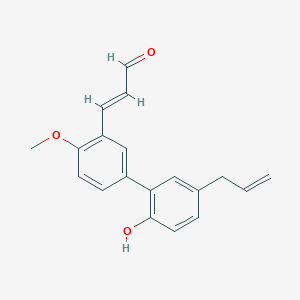molecular formula C19H18O3 B1265186 4-Methoxymagnaldehyde B 