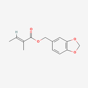 1,3-Benzodioxol-5-ylmethyl 2-methylcrotonate