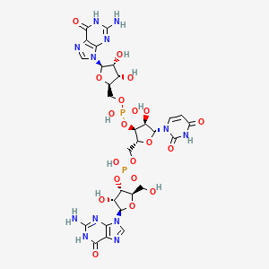 Guanylyl-(3'.5')-uridylyl-(3'.5')-guanosine