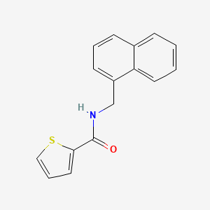 molecular formula C16H13NOS B1265197 N-(1-naphthalenylmethyl)-2-thiophenecarboxamide 