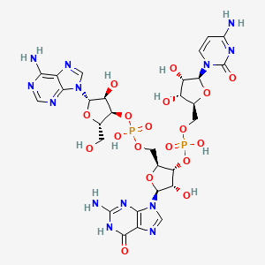 Cytidylyl-(5'.3')-guanylyl-(5'.3')-adenosine