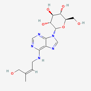 molecular formula C16H23N5O6 B1265206 cis-zeatin-9-N-glucoside 