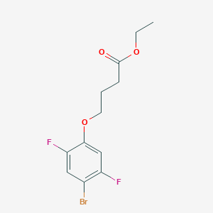 Ethyl 4-(4-bromo-2,5-difluoro-phenoxy)butanoate