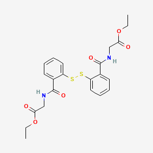 2,2'-Dithiobis(N-(ethoxycarbonyl)methyl)benzamide)