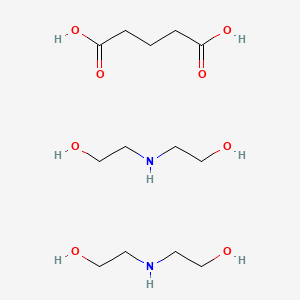 Bis(bis(2-hydroxyethyl)ammonium) glutarate