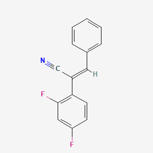 2-(2,4-Difluorophenyl)-3-phenylacrylonitrile