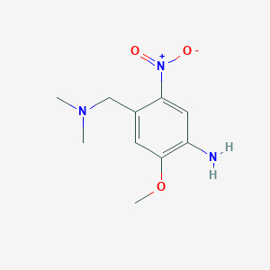 4-[(Dimethylamino)methyl]-2-methoxy-5-nitroaniline