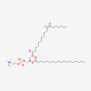 molecular formula C44H86NO8P B1265236 1-[(11Z)-十八碳烯酰]-2-十八烷酰-sn-甘油-3-磷酸胆碱 