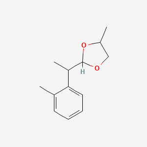 4-Methyl-2-(1-(o-tolyl)ethyl)-1,3-dioxolane