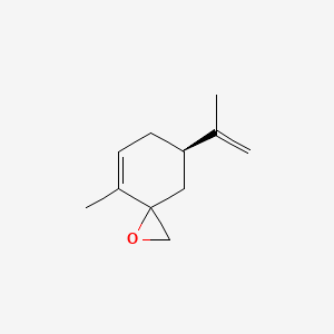 molecular formula C11H16O B1265237 (7R)-7-isopropenyl-4-methyl-1-oxaspiro[2.5]oct-4-ene 
