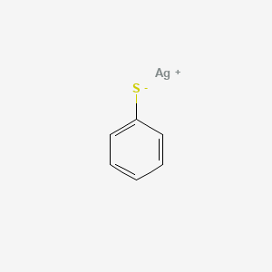 molecular formula C6H5AgS B12652391 silver;benzenethiolate CAS No. 22758-12-9