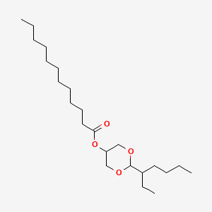 2-(1-Ethylpentyl)-1,3-dioxan-5-yl laurate