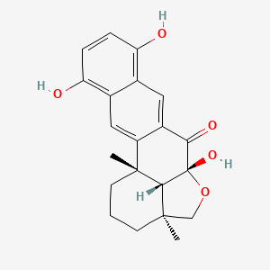 molecular formula C21H22O5 B1265241 Alisiaquinol 