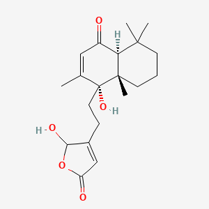 molecular formula C20H28O5 B1265275 Solicanolide 