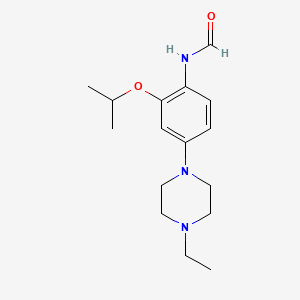 N-[4-(4-ethylpiperazin-1-yl)-2-propan-2-yloxyphenyl]formamide