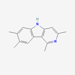 1,3,7,8-Tetramethyl-5H-pyrido(4,3-b)indole