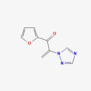 2-Propen-1-one, 1-(2-furanyl)-2-(1H-1,2,4-triazol-1-yl)-