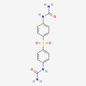 [4-[4-(Carbamoylamino)phenyl]sulfonylphenyl]urea