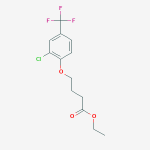 Ethyl 4-[2-chloro-4-(trifluoromethyl)-phenoxy]butanoate