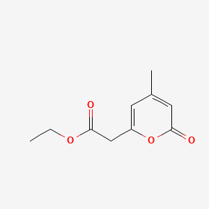 Ethyl 4-methyl-2-oxo-2H-pyran-6-acetate